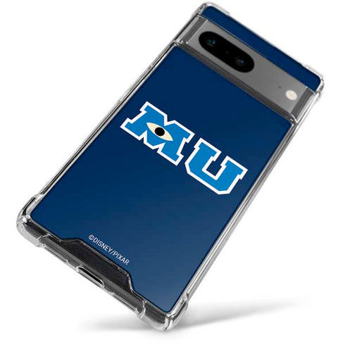 Disney Monsters University MU Logo Google Pixel 7a Clear Case